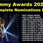 74th Emmy Awards Nominees Full List of 2022