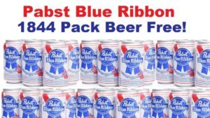 Pabst Blue Ribbon 1844 Pack of Beer